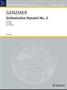 Symphonic Concerto No. 2 by Genzmer Harald for Organ