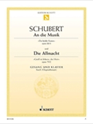 An die Musik / Die Allmacht by Schubert Franz for High Voice
