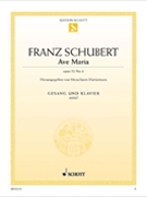 Ave Maria Op. 52 No. 6 (D 839) by Schubert Franz - Messchaert-Martienss - for Medium Voice