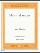 Plaisir d'Amour by Martini Giovanni Battista - Jules Danbe - for
