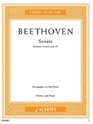 Sonata in A Major Op. 47 Kreutzer-Sonate by Beethoven Ludwig van - Kreisler Fritz - for