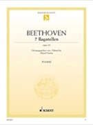 7 Bagatelles Op. 33 by Beethoven Ludwig van - Hoehn Alfred - for