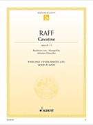 Cavatina Op. 85 No. 3 by Raff Joseph Joachim - Palaschko Johannes - for Violin and Piano
