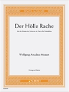 Der Hölle Rache from The Magic Flute by Mozart Wolfgang Amadeus - Wilhelm Lutz - for High Voice