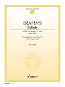 Ballade in G Minor Op. 118 No. 3 by Brahms Johannes - Mayer-Mahr Moritz - for