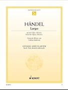 Largo by Handel George Frideric for High Voice