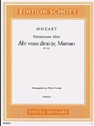 Ah! vous dirai-je Maman Variations KV 265 by Mozart Wolfgang Amadeus - Walter GeorgII - for