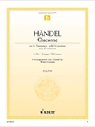 Chaconne in G Major with 21 Variations by Handel George Frideric - Walter GeorgII - for