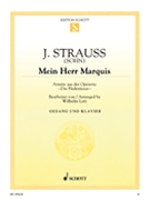 Mein Herr Marquis by Strauss Johann - Wilhelm Lutz - for Soprano