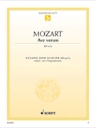 Ave Verum KV 618 by Mozart Wolfgang Amadeus - Wilhelm Lutz - for