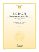 French Suite No. 5 in G Major BWV 816 by Bach Johann Sebastian - Muller Hans-Christian - for