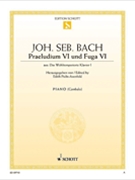 Prelude and Fugue No. 6 in D Minor by Bach Johann Sebastian - Picht-Axenfeld Edith - for