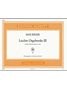 Easy Organ Works Volume 3 by Reger Max - Busch Hermann J - for