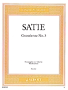 Gnossienne #3 by Satie Erik - Ohmen Wilhelm - for Piano
