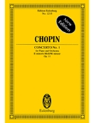 Piano Concerto No. 1 in E Minor Op. 11 by Chopin Frederic - Michael Stegemann - for Study Score