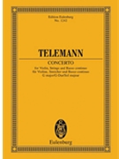 Violin Concerto in G Major by Telemann Georg Philipp for
