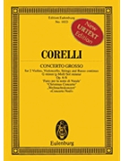 Concerto Grosso in G minor Opus 6/8 by Corelli Arcangelo for Study Score