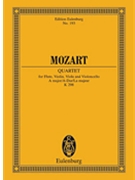 Quartet in A Major K. 298 by Mozart Wolfgang Amadeus for Study Score