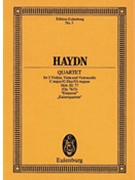 String Quartet in C Major Op. 76/3 Emperor by Haydn Joseph for Study Score