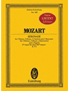 Serenade No. 11 in E-flat Major K. 375 by Mozart Wolfgang Amadeus - Newstone Harry - for Study Score