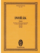 Piano Trio in E minor Op. 90 (B 166) Dumky by Dvorak Antonin for Study Score