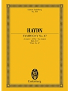 Symphony No. 87 in A Major Paris No. 6 by Haydn Joseph for