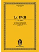 Harpsichord Concerto No. 1 in D Minor BWV 1052 by Bach Johann Sebastian - Schering Arnold - for Study Score