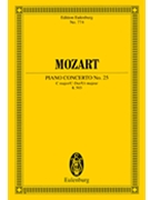 Piano Concerto No. 25 K. 503 by Mozart Wolfgang Amadeus - Blume Friedrich - for Study Score