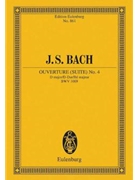 Overture (Suite) No. 4 in D Major BWV 1069 by Bach Johann Sebastian - Wilhelm Altmann - for Study Score