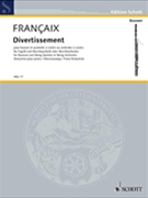 Divertissement for Bassoon and Strings by Francaix Jean for Bassoon