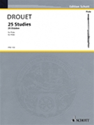 25 Etudes by Drouet Louis for Flute Method