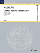 Grande Sonate Concertante Op. 85 by Kuhlau Friedrich - Nikolaus Delius - for Flute