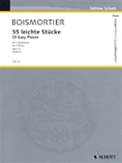 55 Easy Pieces Op. 22 for Two Flutes by de Bois Joseph Bodin - Doflein Erich - for Flute
