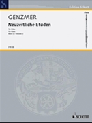 Neuzeitliche Etuden Volume 2 by Genzmer Harald - Modern Studies - for Flute Method