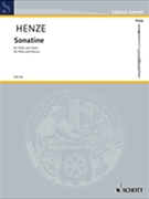 Sonatine by Henze Hans Werner for Flute and Piano