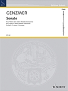 Sonata in F-Sharp Minor by Genzmer Harald for