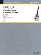Six Little Guitar Duets Op. 34 by Carulli Ferdinando - Walter Gotze - for