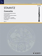 Clarinet Concerto In B-fl Major by Stamitz Johann - Lebermann Walter - for Bb Clarinet and Piano