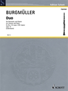 Duo Opus 15 In E Flat Major by Burgmuller Norbert - Lebermann Walter - for Clarinet Solo