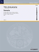 Sonata In E Minor by Telemann Georg Philipp for Oboe Solo