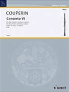 Oboe Concerto 6 Bfl Maj Oboe/bc by Couperin Francois for