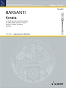 Sonata in D minor by Barsanti Francesco for