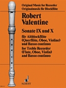 Sonatas 9 and 10 by Valentine Robert for
