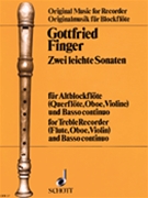 2 Easy Sonatas by Finger Gottfried for