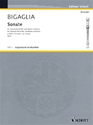 Soprano Recorder Sonata by Bigaglia Diogenio for Soprano Re