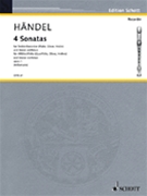 4 Sonaten by Handel George Frideric - Hillemann W - for Alto Recor