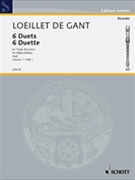6 Duets - Volume 1 by Loeillet Jean-Baptiste for