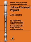 2 Sonatas by Pepusch Johann Christoph for