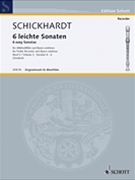 Easy Sonatas 6 Vol. 2 Alto Rec by Schickhardt Johann Christian for