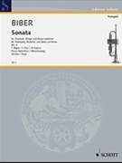 Sonata #4 In C Major by Biber Heinrich Ignaz Franz for Trumpet and Piano